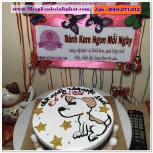 Bánh Sinh Nhật Con Chó - YG44